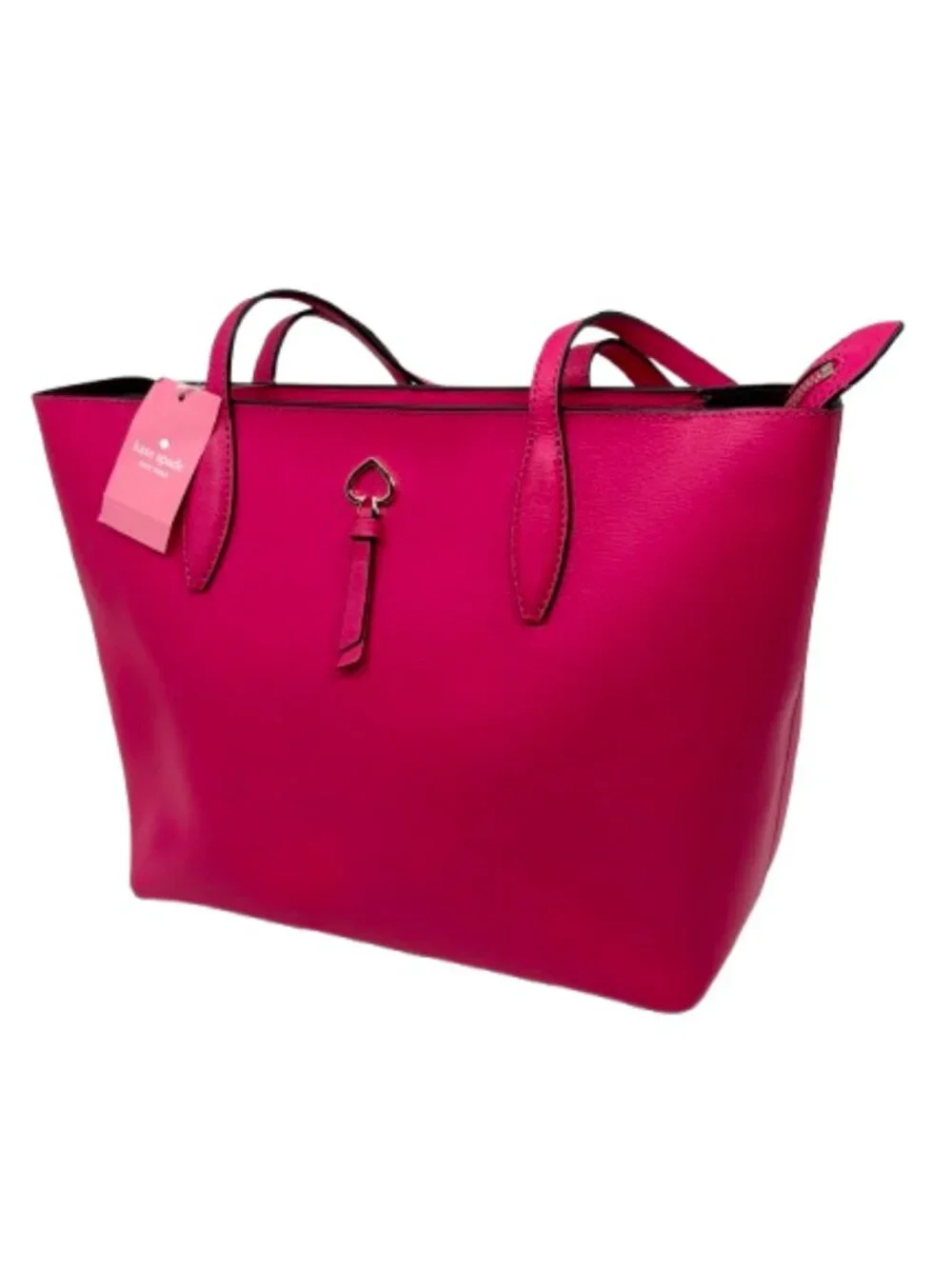 KATE SPADE~Adel~Saffiano Leather Tote Handbag - Bright Magenta Pink (NWT)